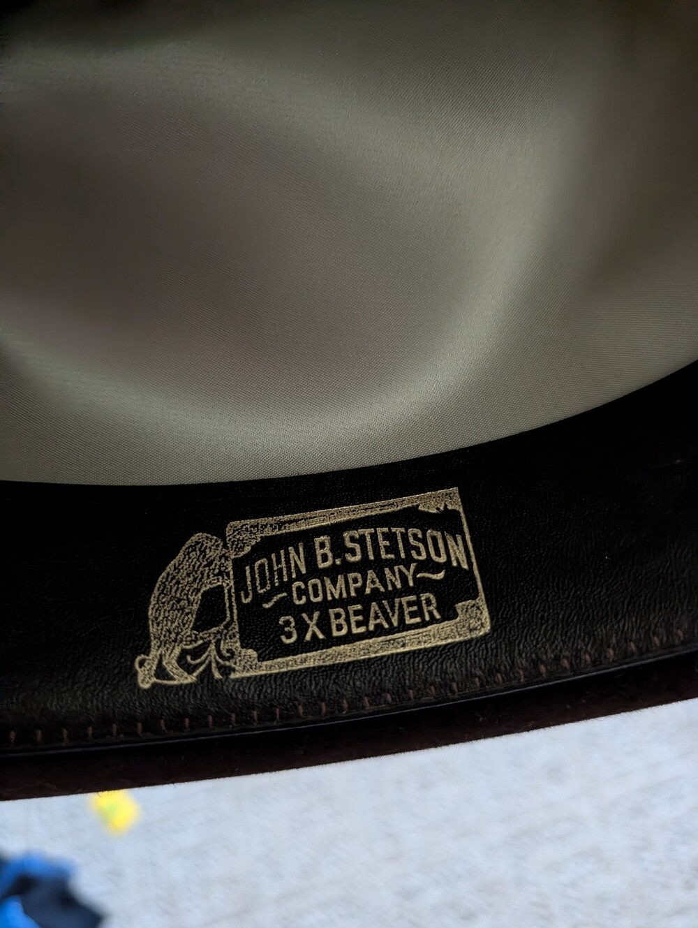 Vintage '60s Stetson 3X Beaver Fur Felt Open Road San Antonio Dress Cowboy Hat - Picture 10 of 11
